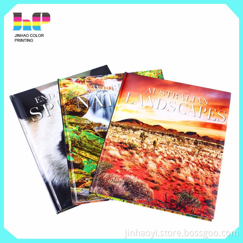 Adhesive paper book type brochure photo album printing
